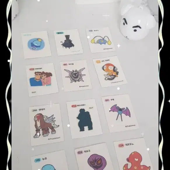 [BUNJANG] Pokemon Tteobuseal Stickers / 일단 찔러봐 주세요 포켓몬 띠부씰 판매 포켓몬,띠부실