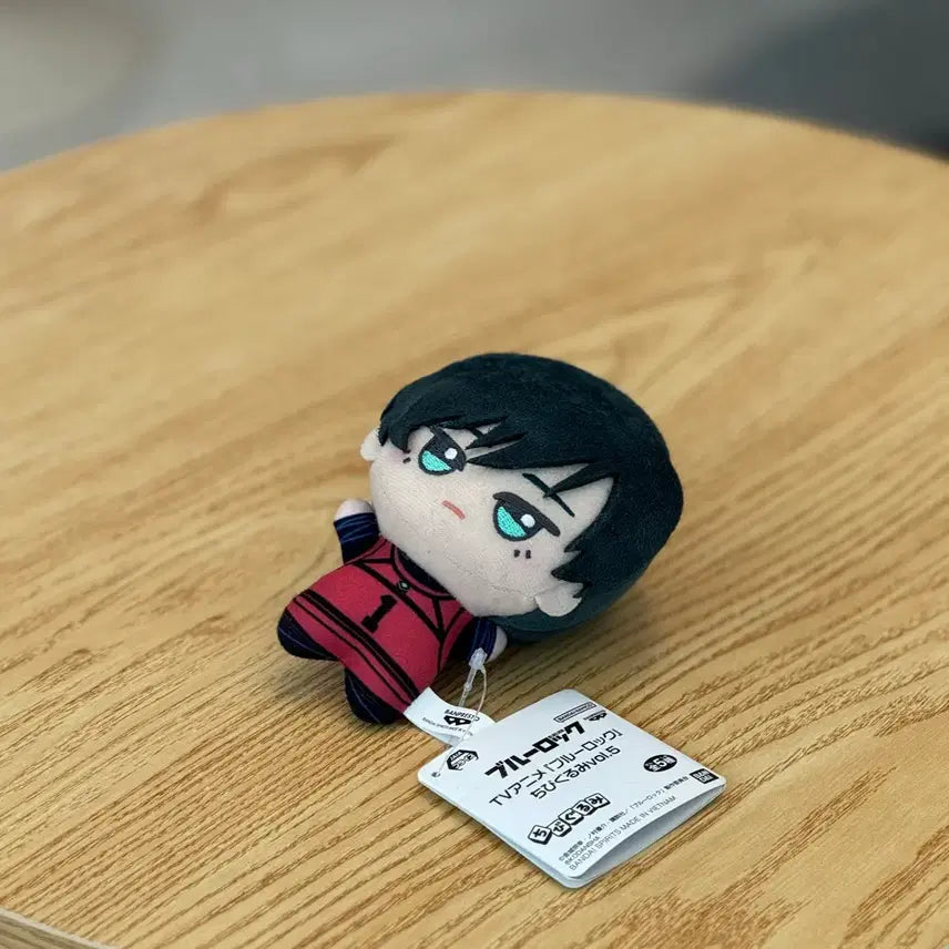 [BUNJANG] Blue Lock Itoshi Rin Chibi Nui Uniform Version Plush Doll / [택O, 새상품] 블루록 이토시 린 치비누이 유니폼 버전 인형