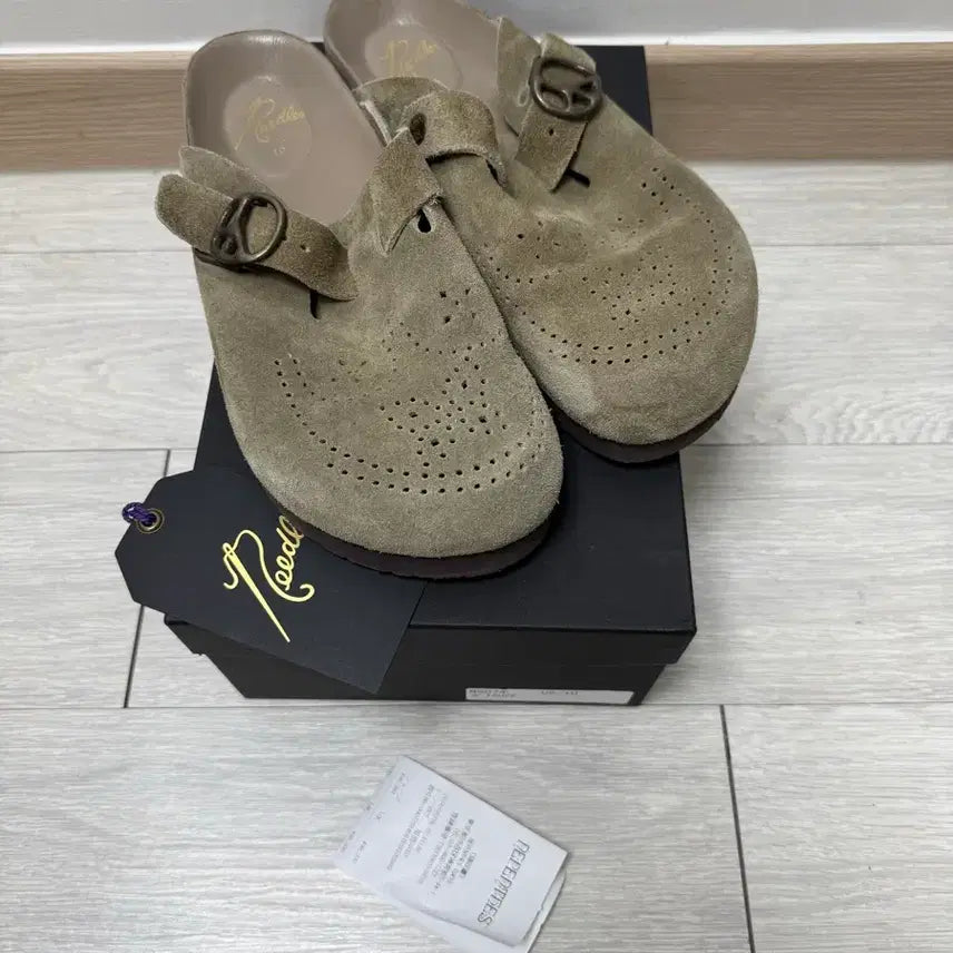 [BUNJANG] Needles Suede Papillon Clog / (US10,280)니들스 스웨이드 빠삐용 클로그