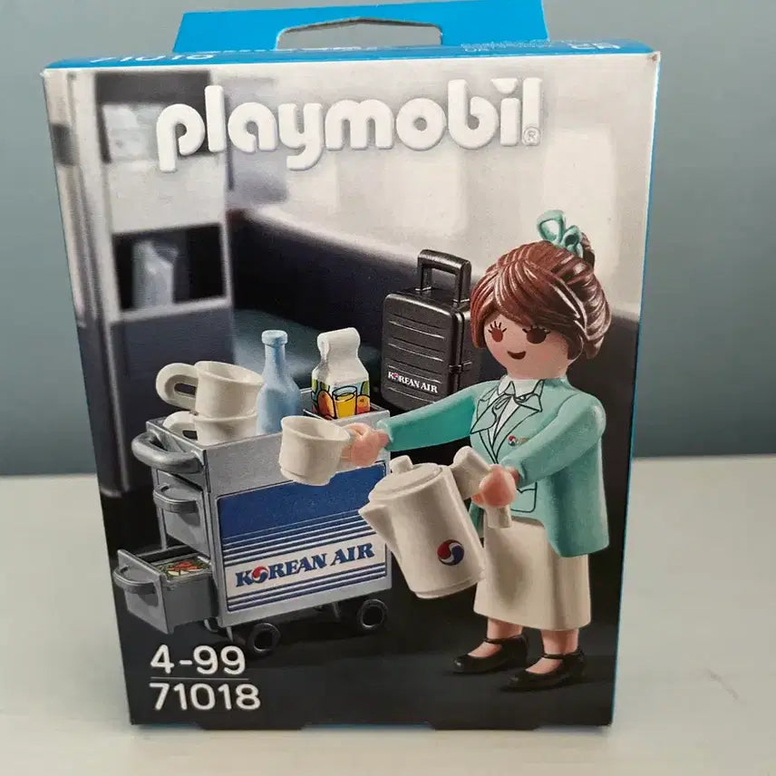 [BUNJANG] Playmobil Korean Air Flight Attendant Figure / 플레이모빌 대한항공 승무원