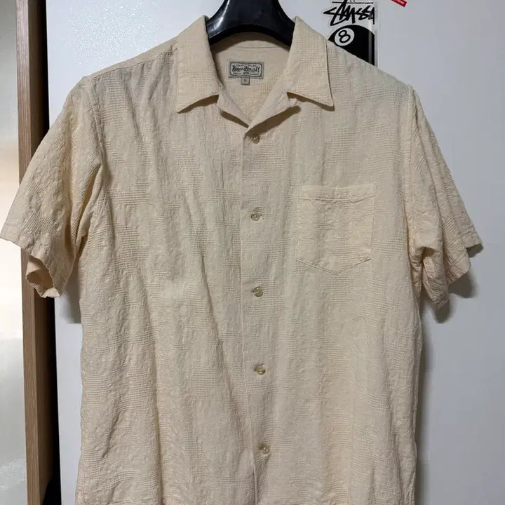 [BUNJANG] Boogie Holiday Open Collar Shirt Ivory L / [L]부기홀리데이 오픈카라 셔츠
