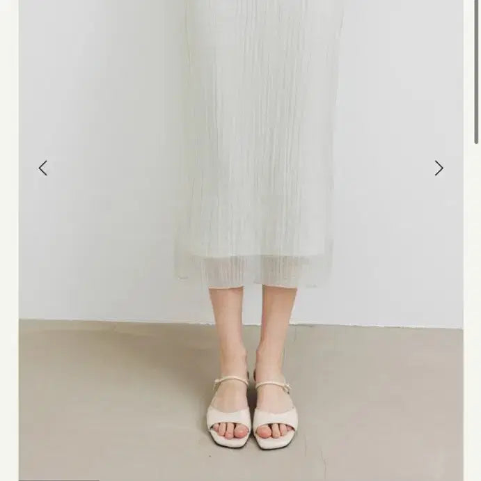 [BUNJANG] SIE Claire Layered Skirt Cream / 시에 SIE 클레르 레이어드 스커트 크림