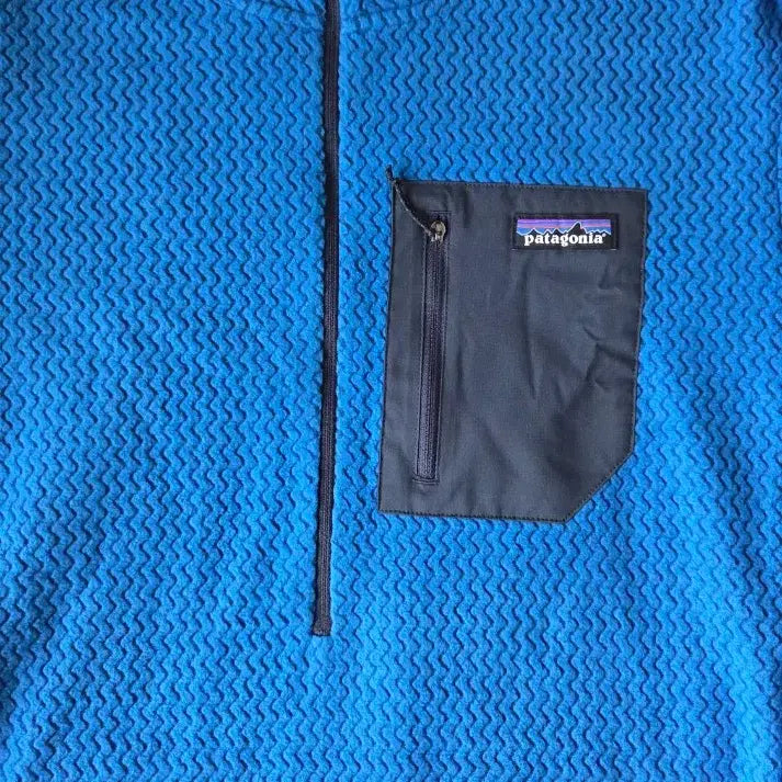 [BUNJANG] Patagonia R1 Air Zip-Neck Fleece Pullover - Endless Blue - L / 파타고니아 R1 에어 집넥 플리스 풀오버 엔드리스 블루 L