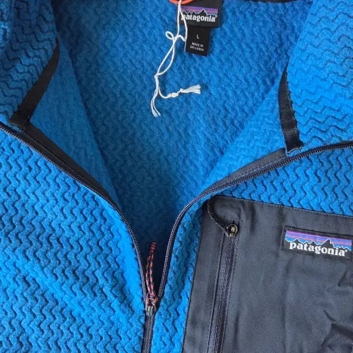 [BUNJANG] Patagonia R1 Air Zip-Neck Fleece Pullover - Endless Blue - L / 파타고니아 R1 에어 집넥 플리스 풀오버 엔드리스 블루 L