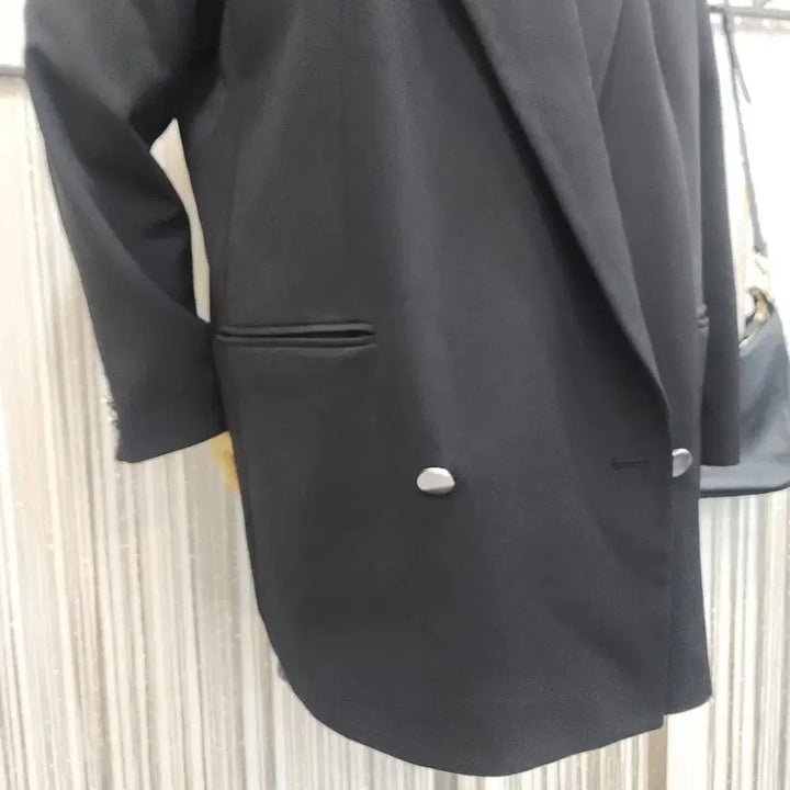 [BUNJANG] H&amp;M Black Oversized Jacket - Size L / H&amp;M 블랙 오버핏 자켓 L사이즈