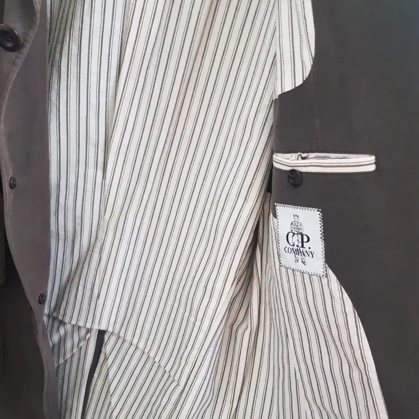 [BUNJANG] CP Company Brown Blazer Jacket / CP 컴퍼니 브라운 블레이저 자켓 100