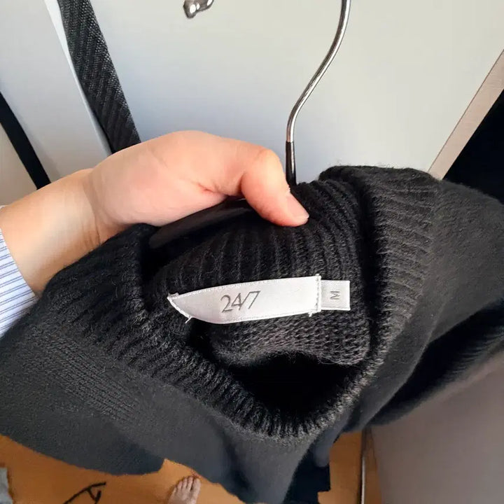 [BUNJANG] 247 Series Mock Neck Knit Sweater / 247시리즈 모크넥 니트 M (100-105)