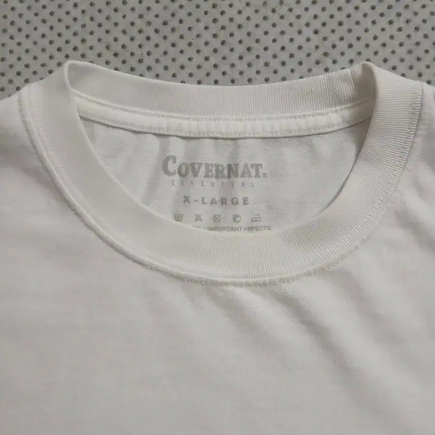 [SOLD OUT] 커버낫 화이트 반팔 티셔츠