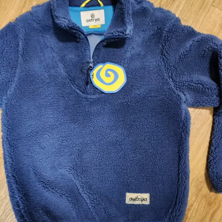 [BUNJANG] Austria Bluebird Shearling Fleece Navy Jacket / 오스트리야 Bluebird Shearling Fleece Navy