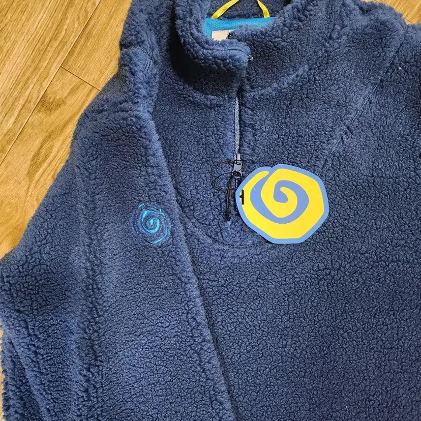 [BUNJANG] Austria Bluebird Shearling Fleece Navy Jacket / 오스트리야 Bluebird Shearling Fleece Navy