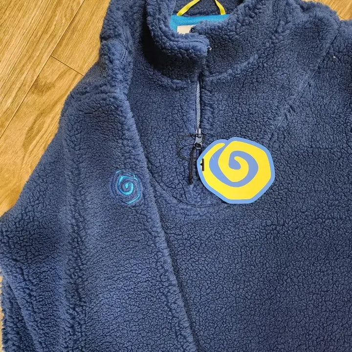 [BUNJANG] Austria Bluebird Shearling Fleece Navy Jacket / 오스트리야 Bluebird Shearling Fleece Navy
