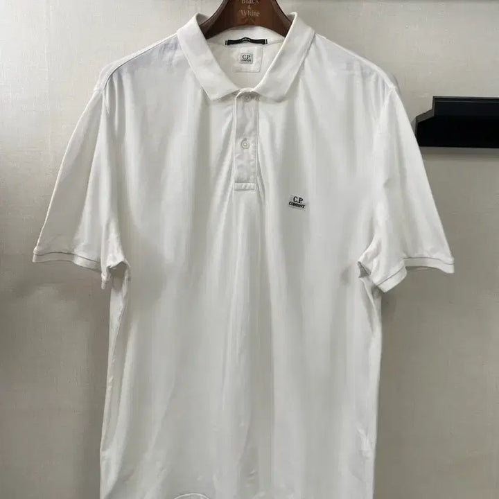 [BUNJANG] C.P. Company White Polo T-Shirt XL / C.P. 컴퍼니 화이트 폴로 티셔츠 XL