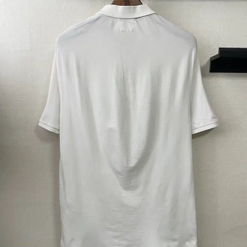 [BUNJANG] C.P. Company White Polo T-Shirt XL / C.P. 컴퍼니 화이트 폴로 티셔츠 XL