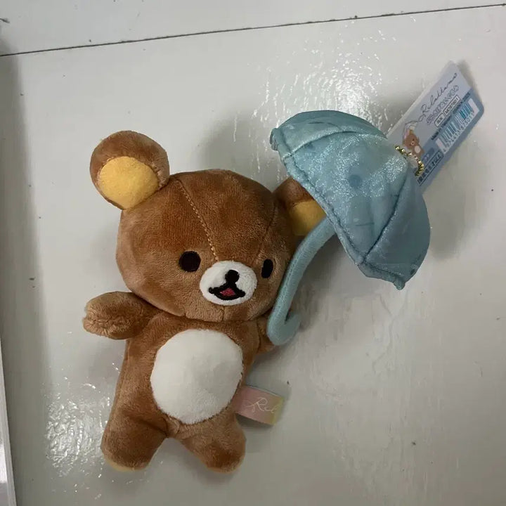 [BUNJANG] Rilakkuma Rainy Day Clear Umbrella Mascot / 리락쿠마 비온뒤 맑음 우산 마스코트