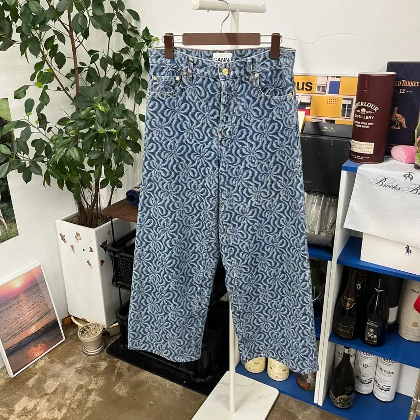 [BUNJANG] Ganni Wide Denim Pants 26 / 가니 와이드 데님 팬츠 26