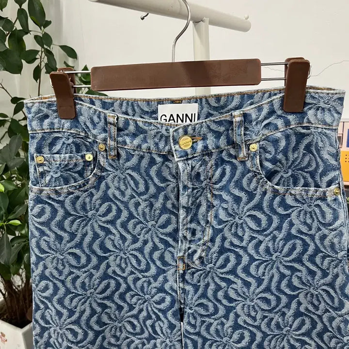 [BUNJANG] Ganni Wide Denim Pants 26 / 가니 와이드 데님 팬츠 26