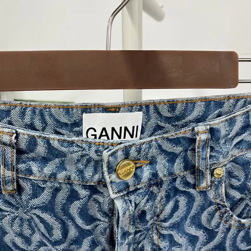 [BUNJANG] Ganni Wide Denim Pants 26 / 가니 와이드 데님 팬츠 26