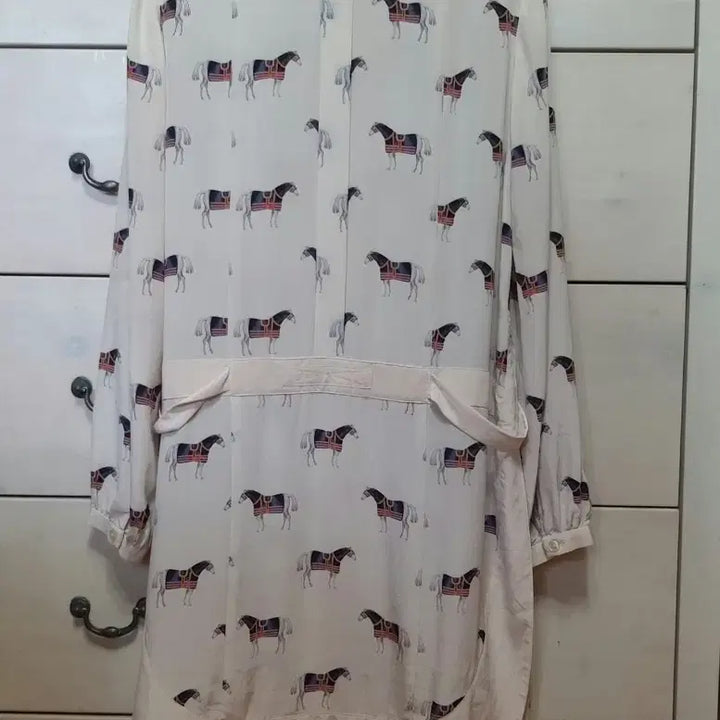 [BUNJANG] Long Shirt Blouse / 롱 셔츠 블라우스
