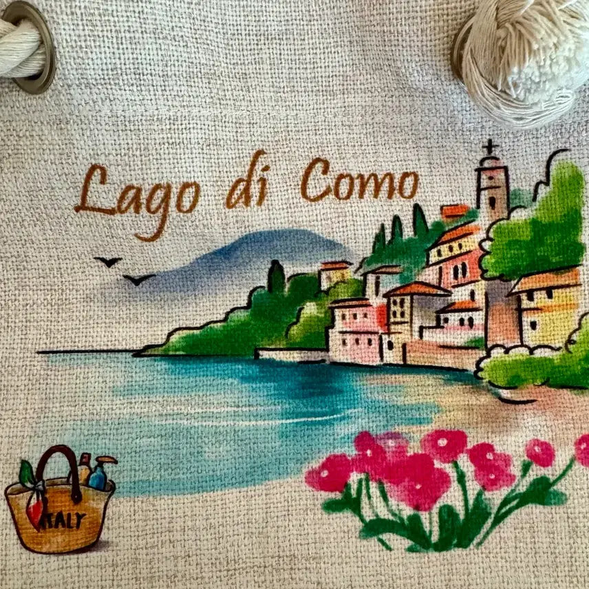 [BUNJANG] Como Lake Tote Bag / [이탈리아 구매] Como호수 토트백(새제품)