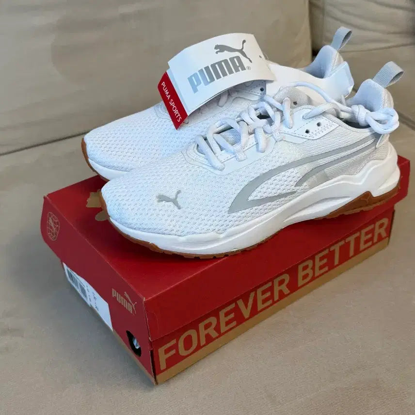 [BUNJANG] Puma Stride Running Shoes (White) - Women&