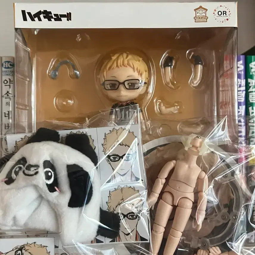 [BUNJANG] Haikyu Tsukishima Kei Nendoroid Figure Set / 하이큐 츠키시마 케이 넨도로이드 | 오비츠11 바디, 목파츠