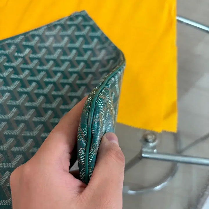 [BUNJANG] Goyard Green Clutch / {상태A/GM}고야드 그린 클러치