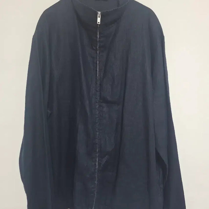 [SOLD OUT] 코스 COS 네이비 헴프 린넨 집업 자켓 XL