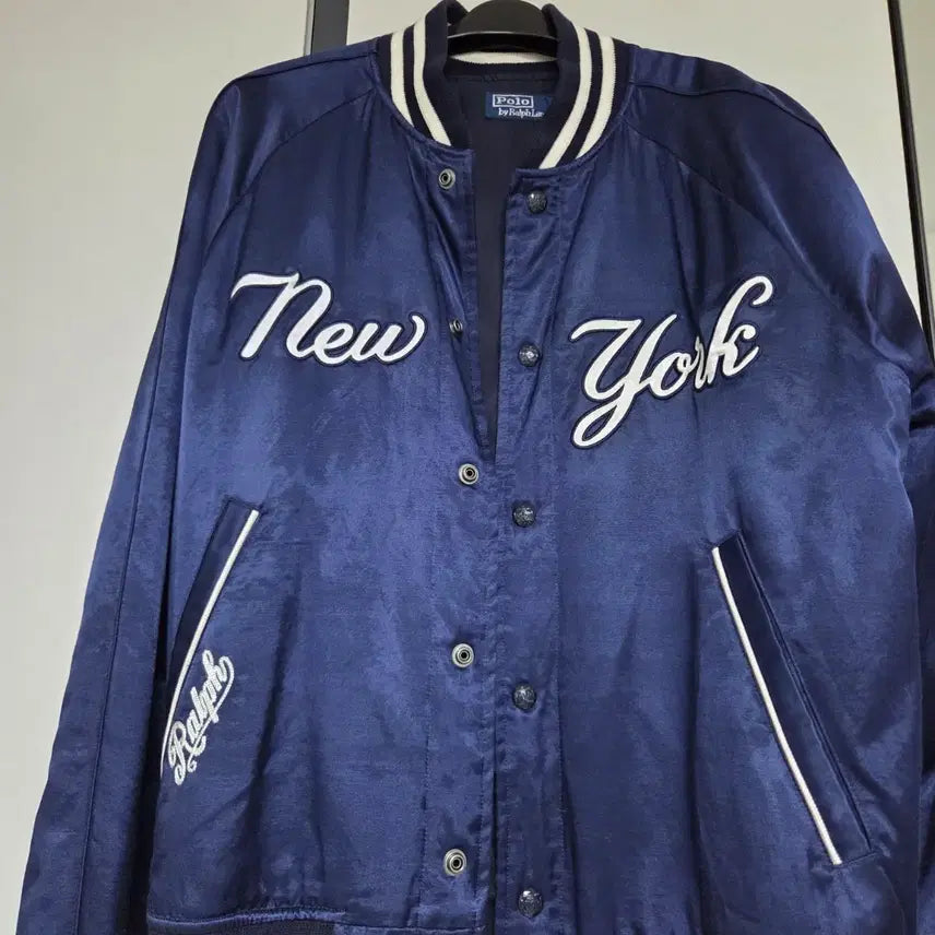 [BUNJANG] Polo Ralph Lauren New York Yankees Varsity Jacket M Size / 폴로 뉴욕양키즈 바시티 자켓 m사이즈