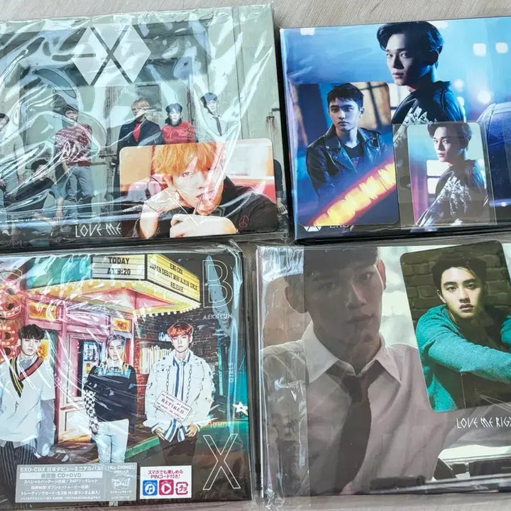 [SOLD OUT] (일괄)엑소 일본 앨범(럽미라잇,커밍오버,첸백시)