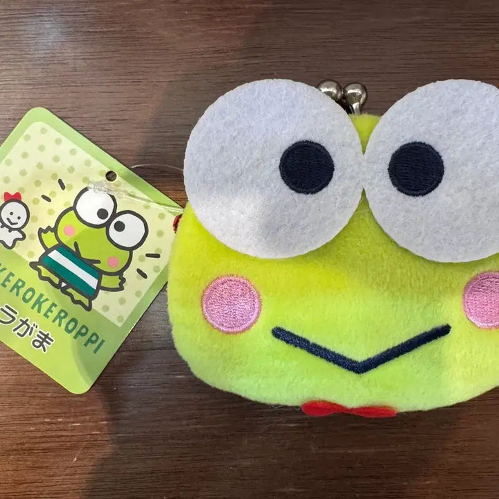 [BUNJANG] Sanrio Keroppi Face Coin Purse / 산리오 케로케로케로피 얼굴 동전지갑(새상품)