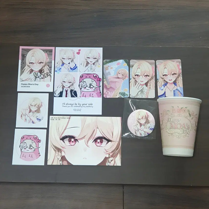 [SOLD OUT] [일괄 판매] 2026 모아 생일카페 굿즈 (미츄,버튜버, 버츄얼