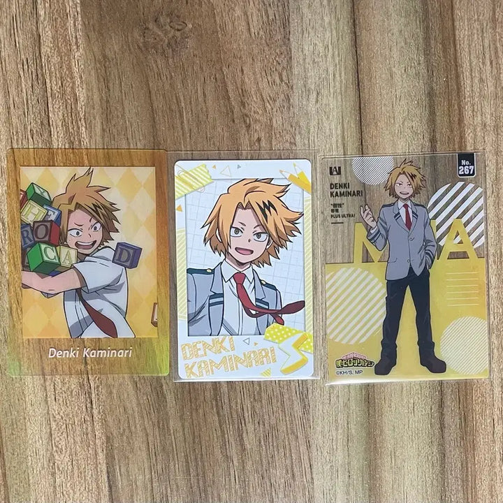 [BUNJANG] My Hero Academia Denki Kaminari Photocard Bundle Set / 히로아카 나히아 카미나리 덴키 포카 포토카드 일괄 투명