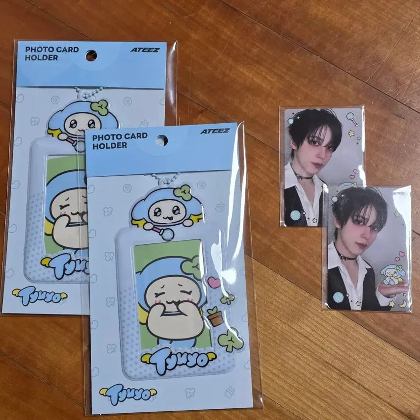 [BUNJANG] Mightyz ATINY Yunho Photocard Holder + Photocard / 미국 마이티즈 에이티즈 윤호 홀더+포카 새제품