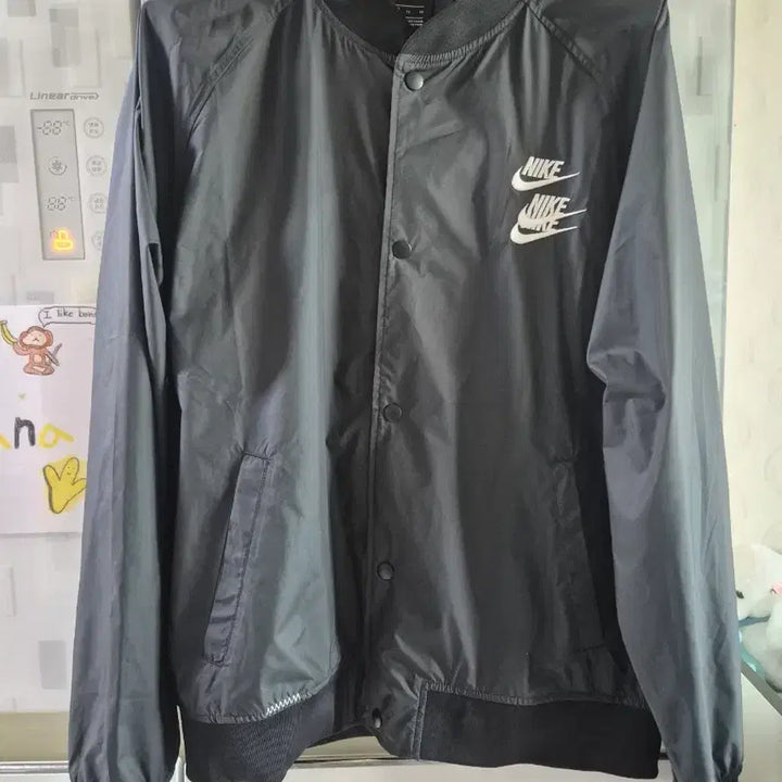 [BUNJANG] Nike World Tour Windbreaker Jacket Black XL / 나이키 블랙 월드투어 바람막이 자켓