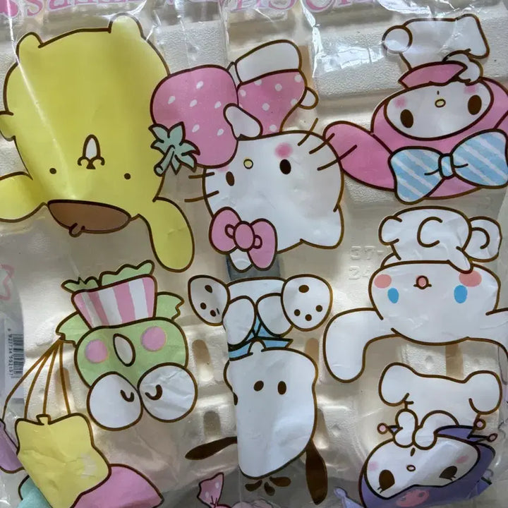 [SOLD OUT] 산리오 헬로키티 진주 크록스 샌들 + 데님 리본 장식 새상품 240