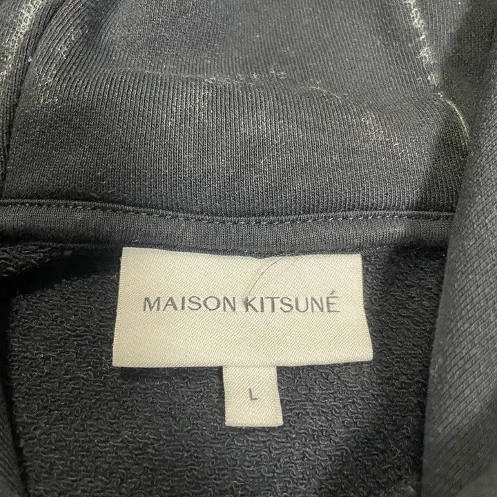 [BUNJANG] Maison Kitsune Fox Head Hoodie Black L / 메종키츠네 폭스헤드 후드티 블랙 L