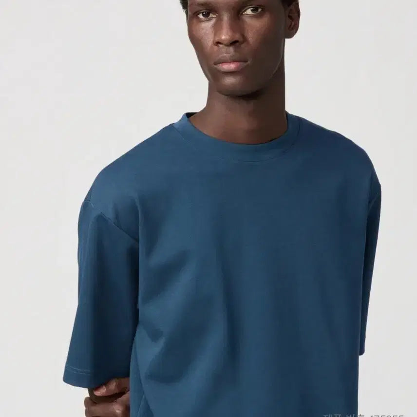 [BUNJANG] Uniqlo Airism Oversized Crew Neck T-shirt / 유니클로 에어리즘 오버사이즈 크루넥T 반팔