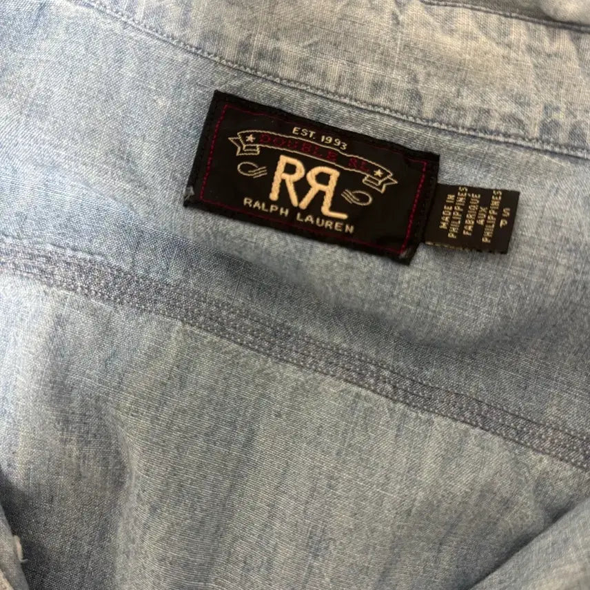 [SOLD OUT] 더블알엘 RRL / 인디고 샴브레이 워크셔츠 / S