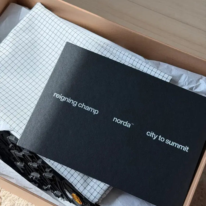 [BUNJANG] NODA x Reigning Champ 001 Heather Grey Sneakers / 노다 x 레이닝 챔프 001 헤더그레이 US 11.5 새상품