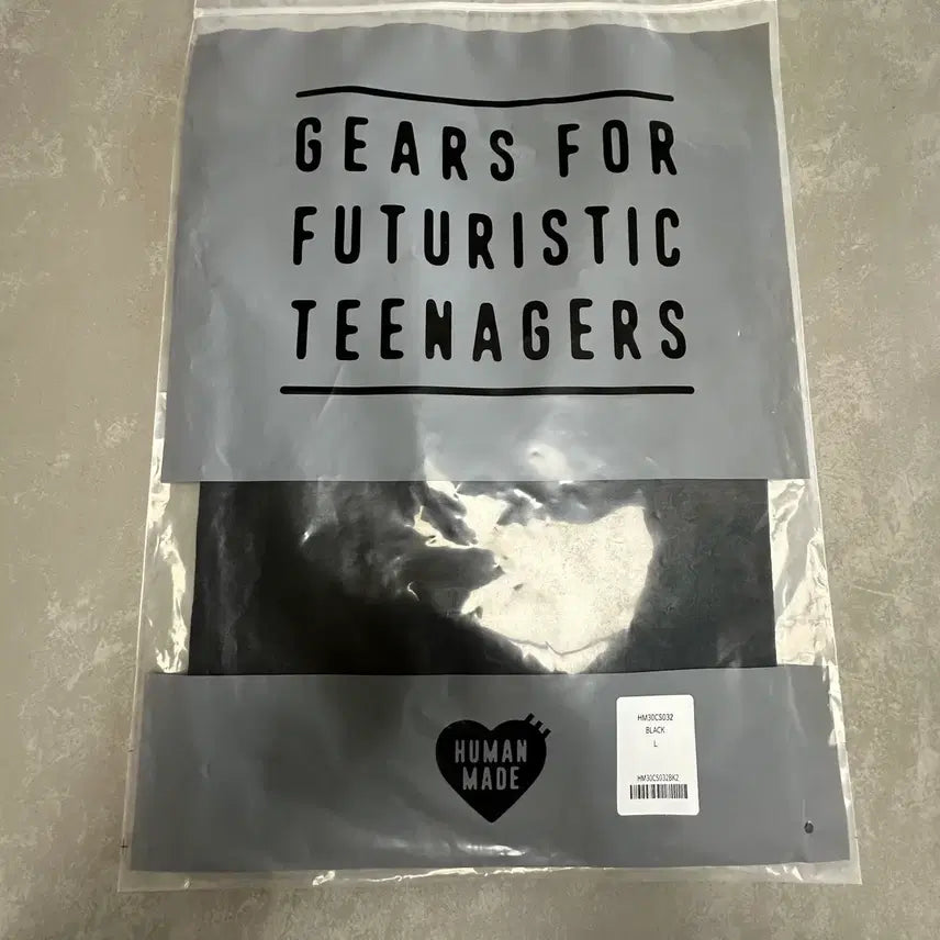 [BUNJANG] Human Made Jindo Dog Graphic T-shirt Black / 휴먼 메이드 애니멀 그래픽 티셔츠 진돗개 블랙 [S]