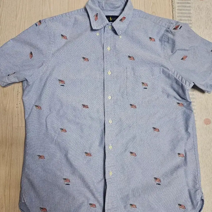 [SOLD OUT] 폴로랄프로렌 성조기 자수 반팔셔츠