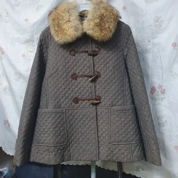 [BUNJANG] Macphee Quilted Padded Coat with Raccoon Fur / 일본)  맥피~    라쿤퍼( 탈착)  퀼팅  패딩