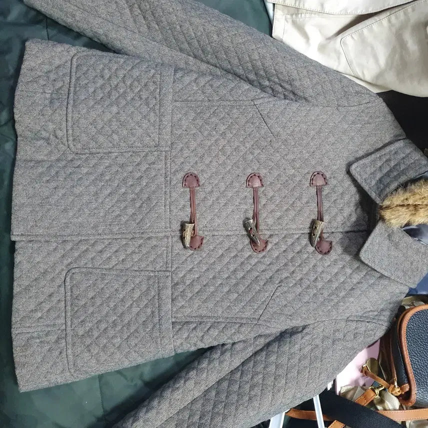 [BUNJANG] Macphee Quilted Padded Coat with Raccoon Fur / 일본)  맥피~    라쿤퍼( 탈착)  퀼팅  패딩
