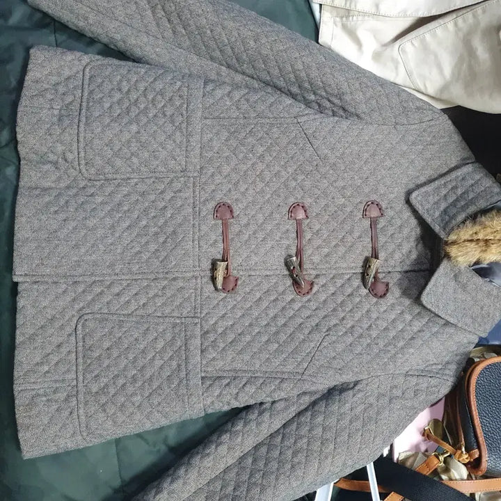 [BUNJANG] Macphee Quilted Padded Coat with Raccoon Fur / 일본)  맥피~    라쿤퍼( 탈착)  퀼팅  패딩