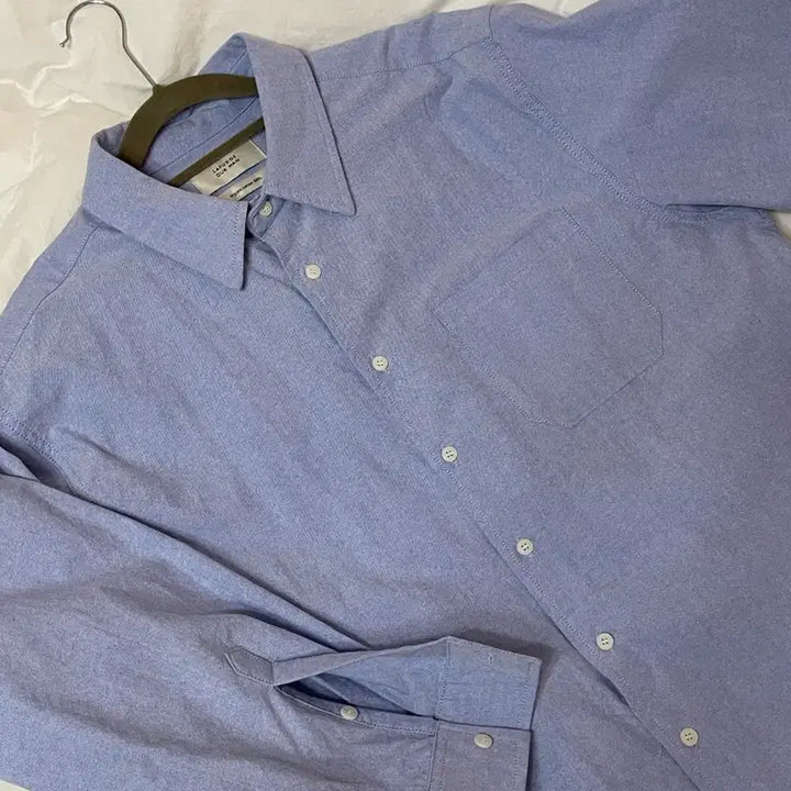 [BUNJANG] Lafarge Store Solid Oxford Tie Shirt Royal Blue / [넥타이 set] 라퍼지스토어 솔리드 오버핏 옥스포드 타이셔츠 로얄 블루