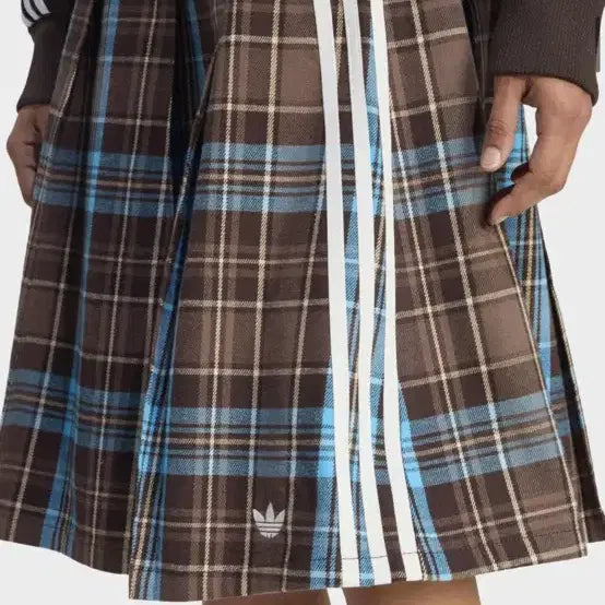 [BUNJANG] Adidas Pleated Check Skirt / 아디다스 플리츠 체크 스커트