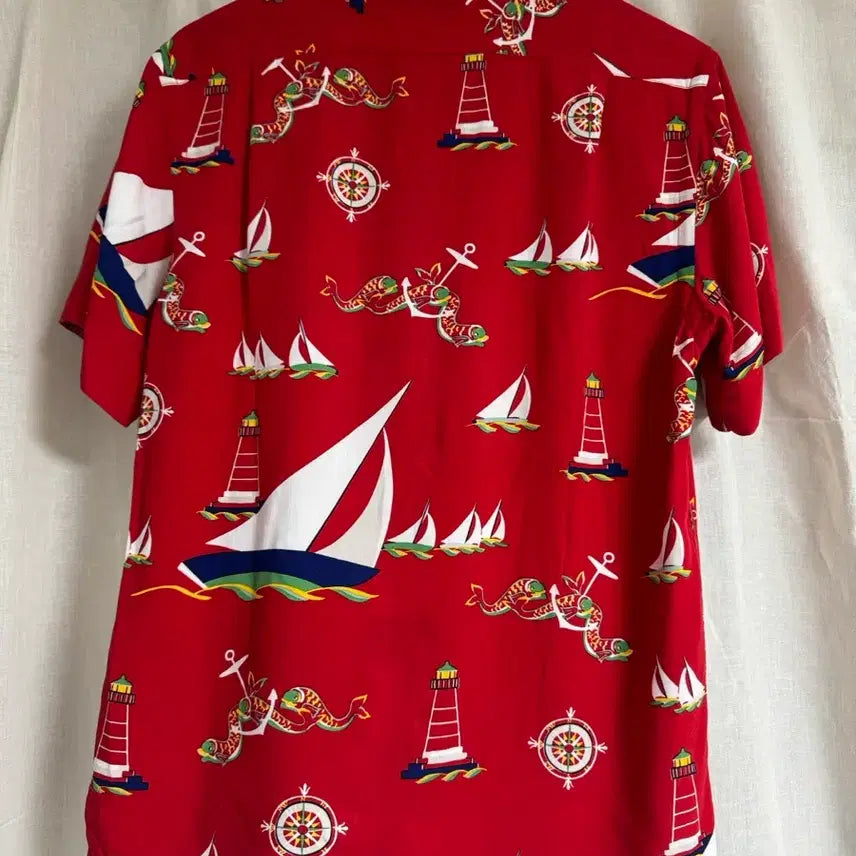 [BUNJANG] Polo Ralph Lauren Sailboat Hawaiian Shirt / 폴로 랄프로렌 / 세일보트 하와이안 셔츠 / S