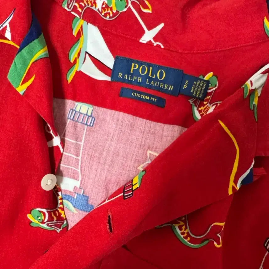 [BUNJANG] Polo Ralph Lauren Sailboat Hawaiian Shirt / 폴로 랄프로렌 / 세일보트 하와이안 셔츠 / S