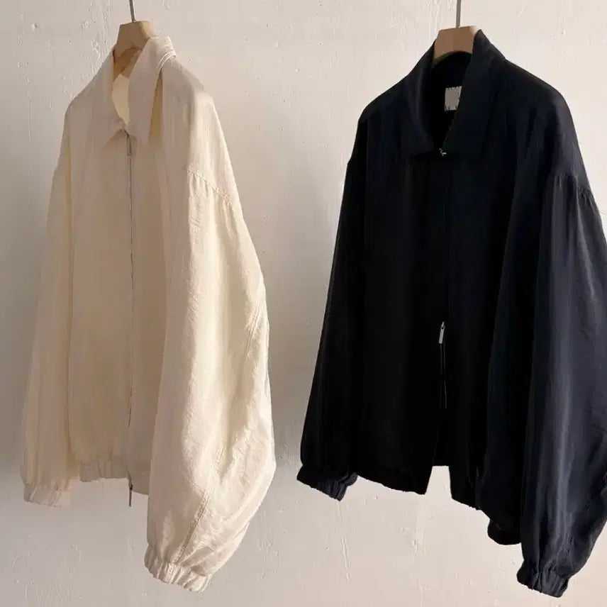 [BUNJANG] Basket Seed Blouson Navy Jacket / 바스켓 시드블루종 네이비 새상품