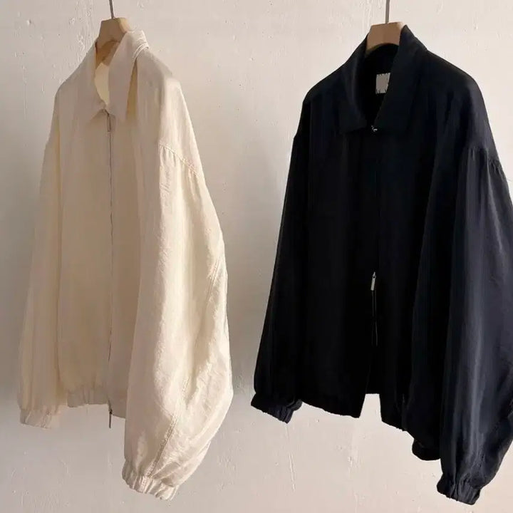 [BUNJANG] Basket Seed Blouson Navy Jacket / 바스켓 시드블루종 네이비 새상품